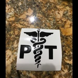 PT vinyl decal